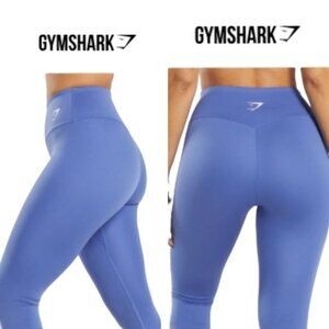 GymShark Women's Mid Rise Leggings Size XSmall Blue